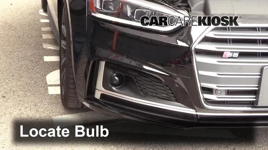 2019 Audi S5 Prestige 3.0L V6 Turbo Coupe Éclairage Feu antibrouillard (remplacer l'ampoule)